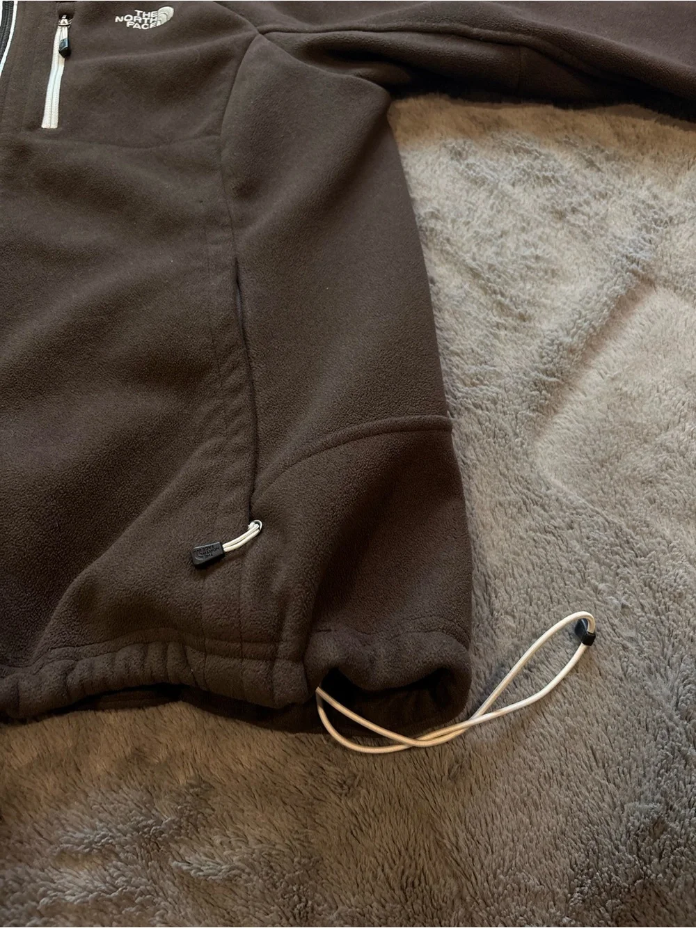 The North Face Brown Sherpa Fleece Hoodie